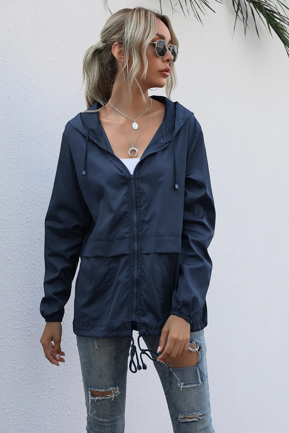 Leichte, wasserdichte Damenjacke - Emmeline