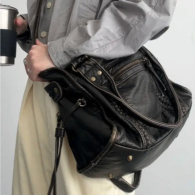 Jeoara - Tote Tasche aus Vintage-Leder