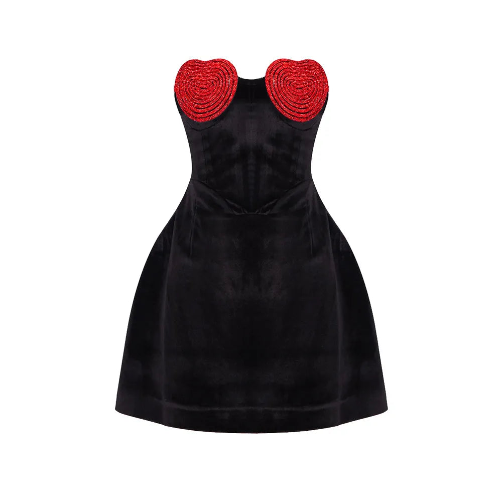 Ariella - Elegantes trägerloses Minikleid