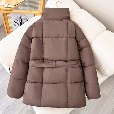 Modischer Damen Wintermantel mit verstellbarem Gürtel - Freja