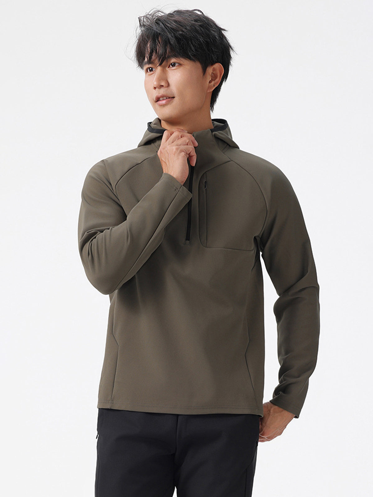 DynamicStride Hoodie mit Kapuze und Reißverschluss