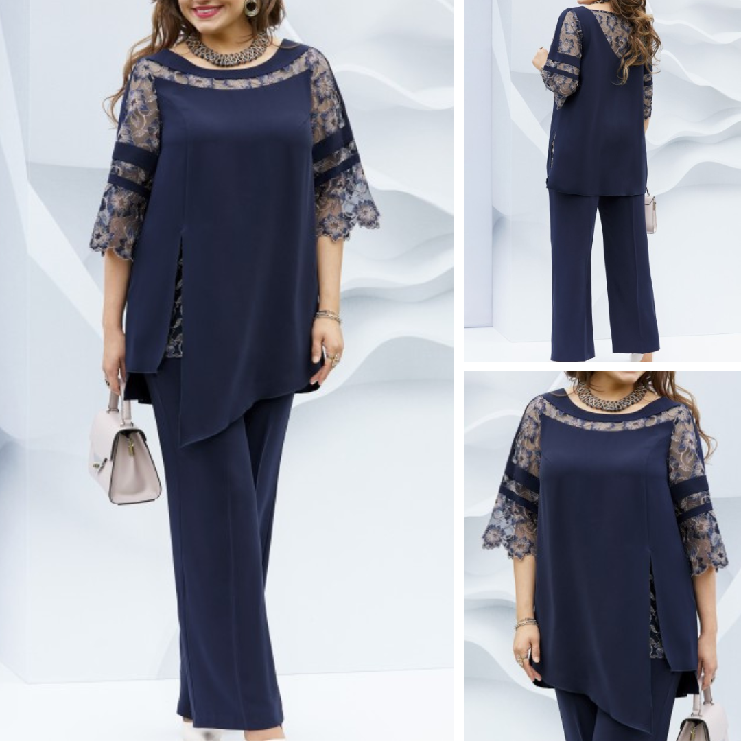 SERA - Damenanzug 2-teilig: Bluse + Hose