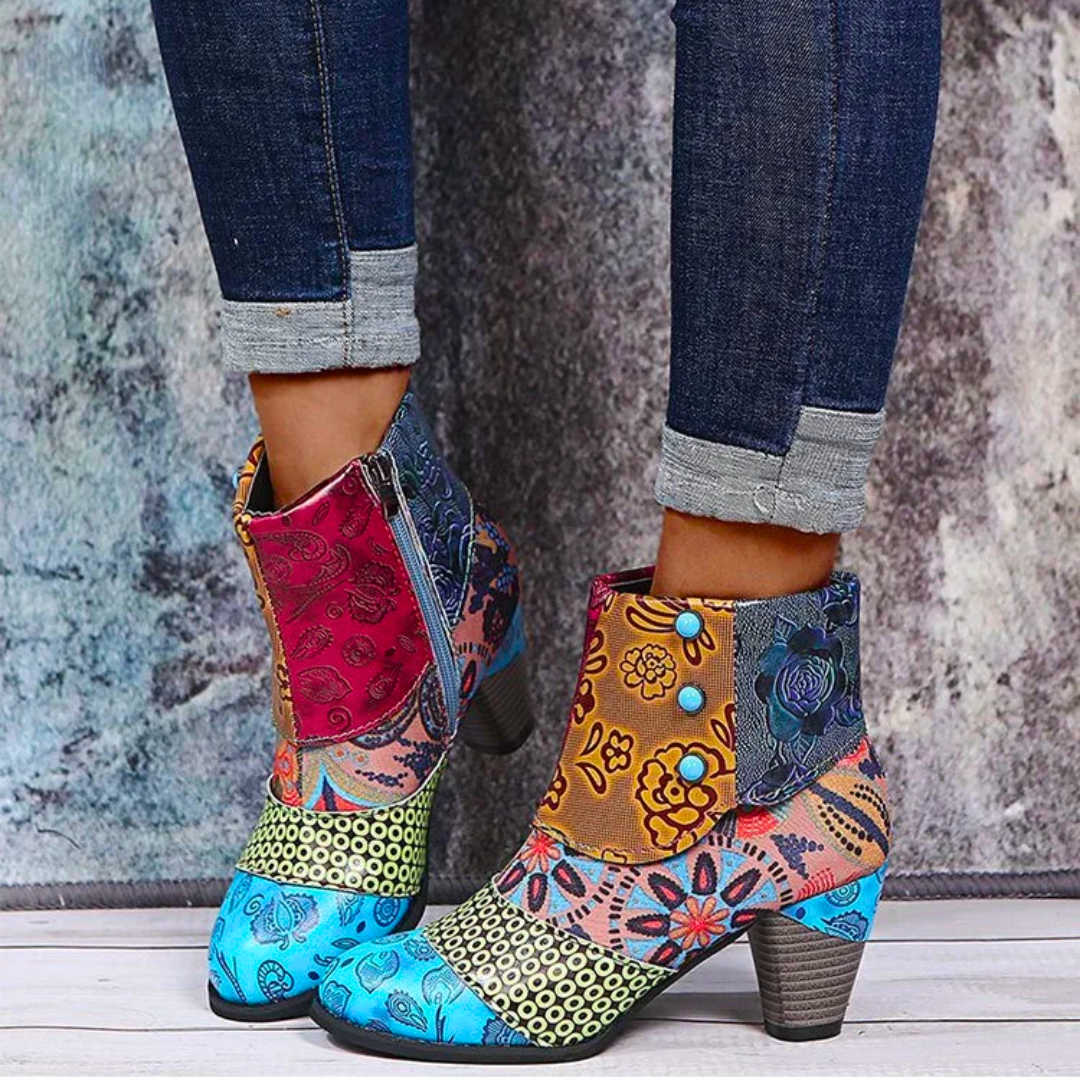 Suzan - Wasserdichte Retro-Stiefel