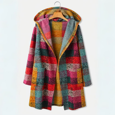 Edith - Bunte warme Strickjacke