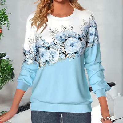 Tialda - Eleganter Pullover mit Blumenmuster für Damen