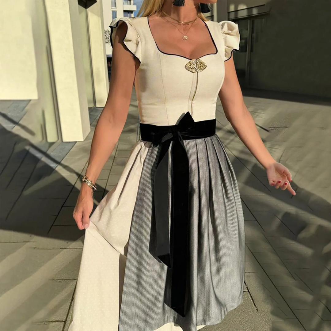 Damen Moderne Oktoberfest Dirndl Kleid - Veronika