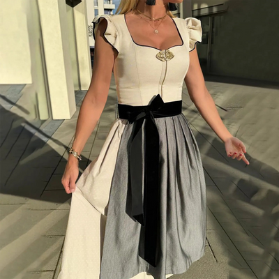 Damen Moderne Oktoberfest Dirndl Kleid - Veronika