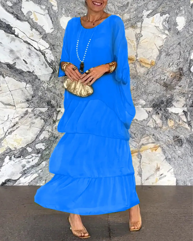 Alya - Langes, lockeres Kleid