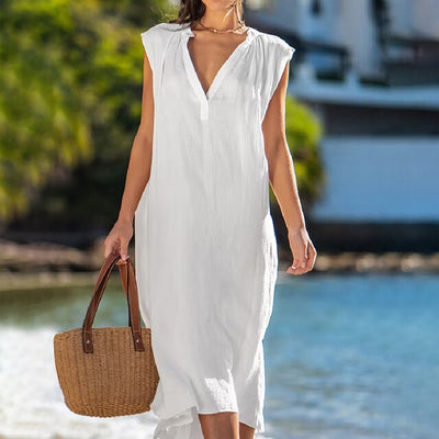 Karolina - Kleid mit V-Ausschnitt