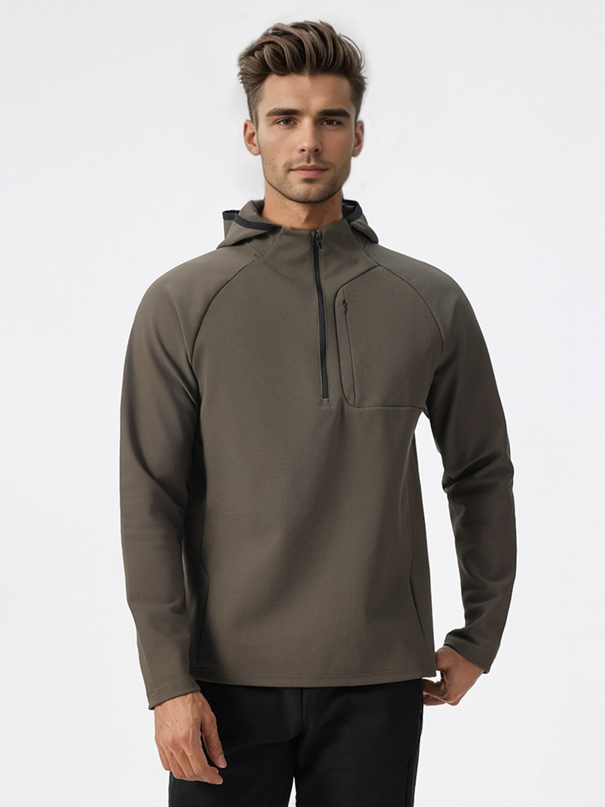 DynamicStride Hoodie mit Kapuze und Reißverschluss