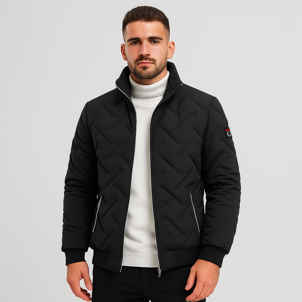 Herren Steppjacke mit Reißverschluss - Franco