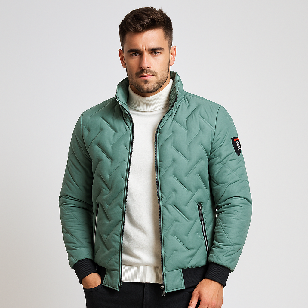 Herren Steppjacke mit Reißverschluss - Franco