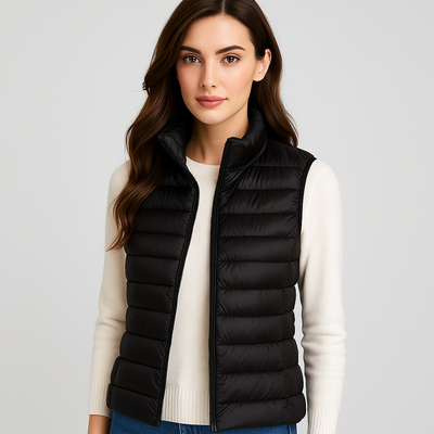 Moderne leichte Steppweste für Damen - Lydiane