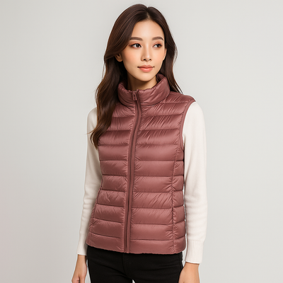 Moderne leichte Steppweste für Damen - Lydiane