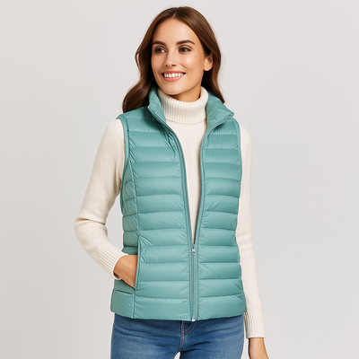 Moderne leichte Steppweste für Damen - Lydiane