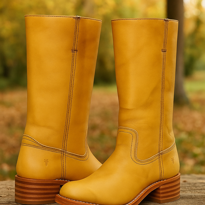 Hohe Damenstiefel im klassischen Stil - Saray