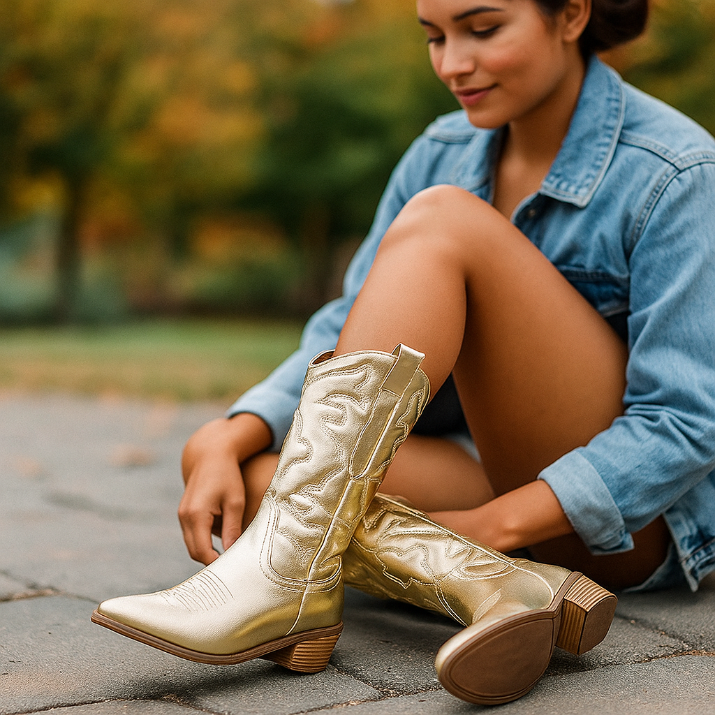 Hohe Cowboystiefel für Frauen - Valeska