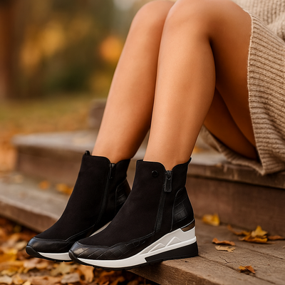 Sportliche Damenstiefelette mit leichter Sohle - Althea