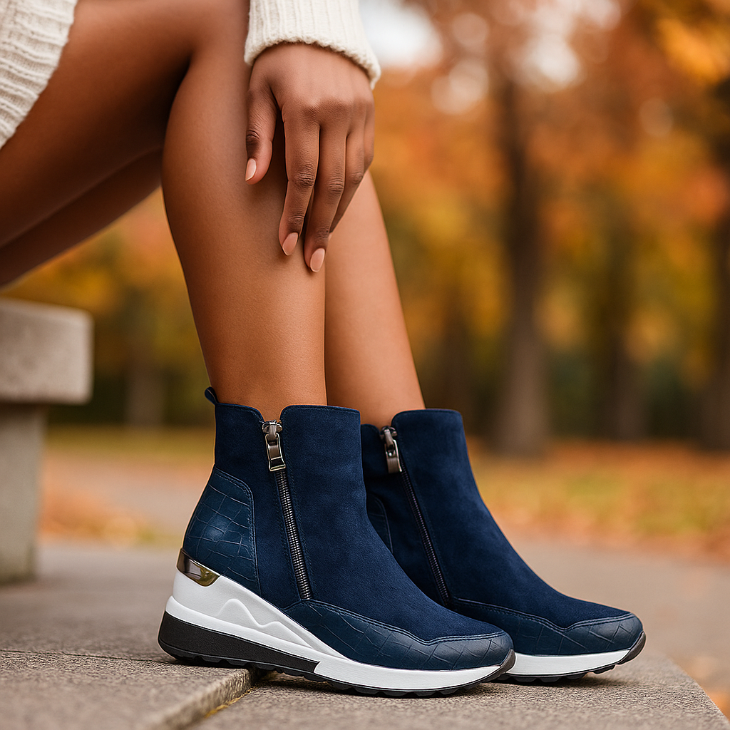 Sportliche Damenstiefelette mit leichter Sohle - Althea