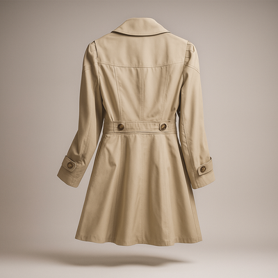 Klassischer Trenchcoat für Damen, eleganter Schnitt - Larissa