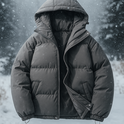 Kurze Steppjacke mit Kapuze - Stilla