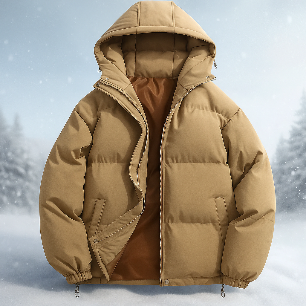 Kurze Steppjacke mit Kapuze - Stilla