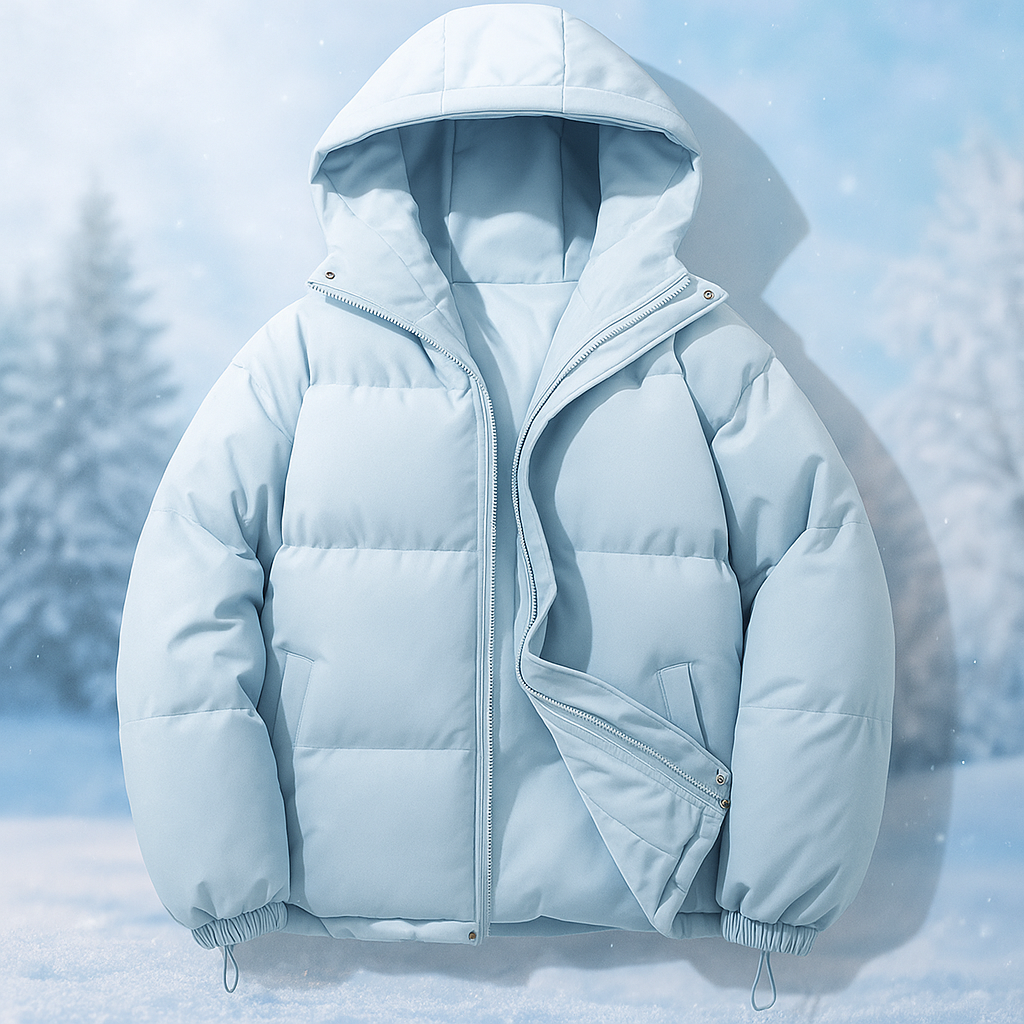 Kurze Steppjacke mit Kapuze - Stilla