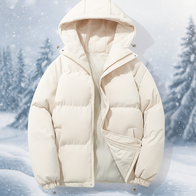 Kurze Steppjacke mit Kapuze - Stilla