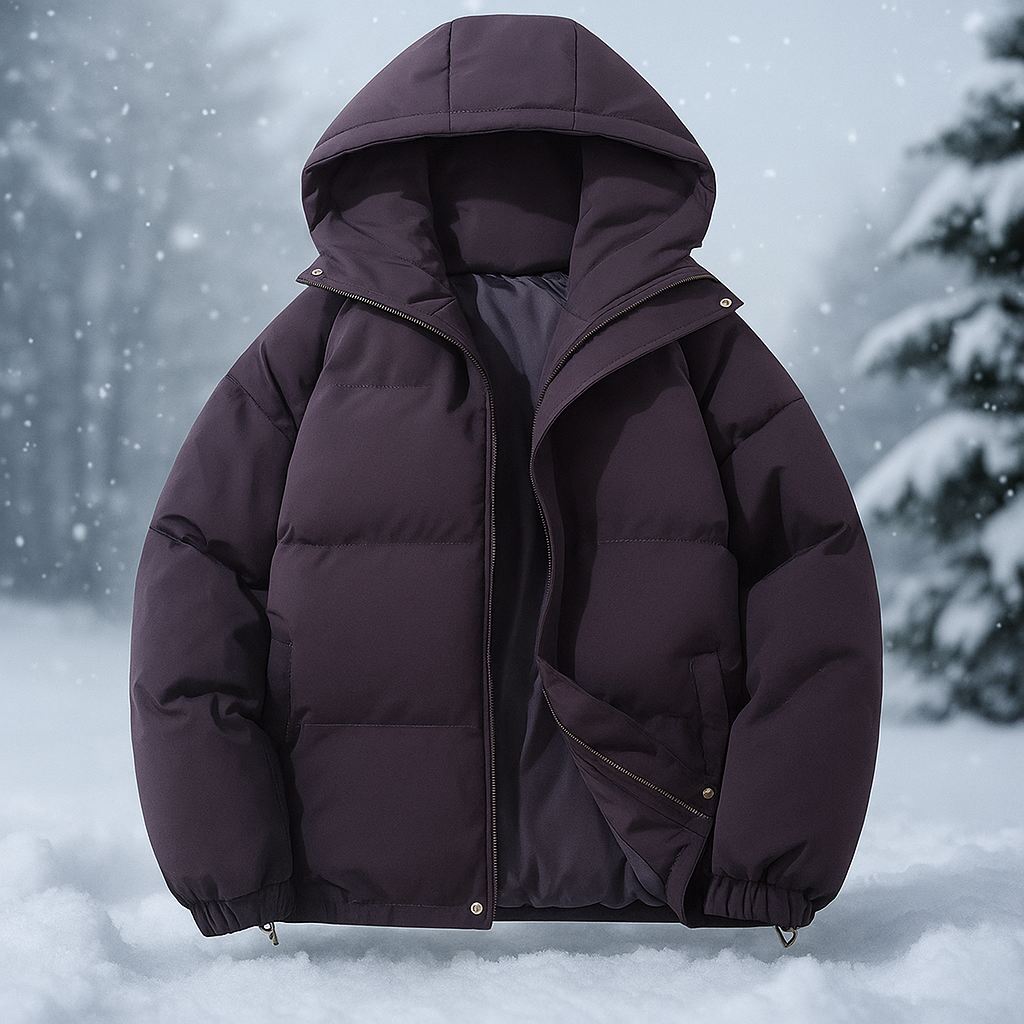 Kurze Steppjacke mit Kapuze - Stilla