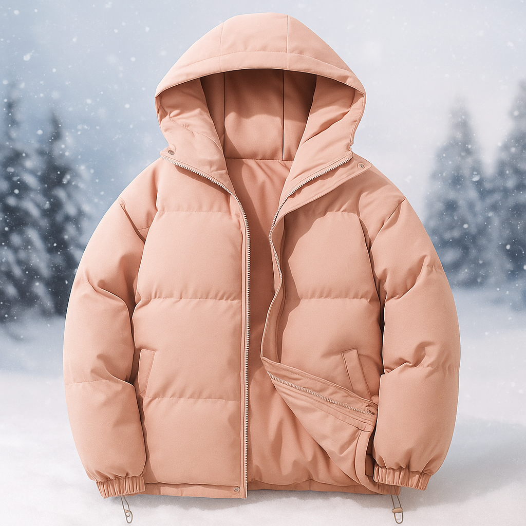 Kurze Steppjacke mit Kapuze - Stilla