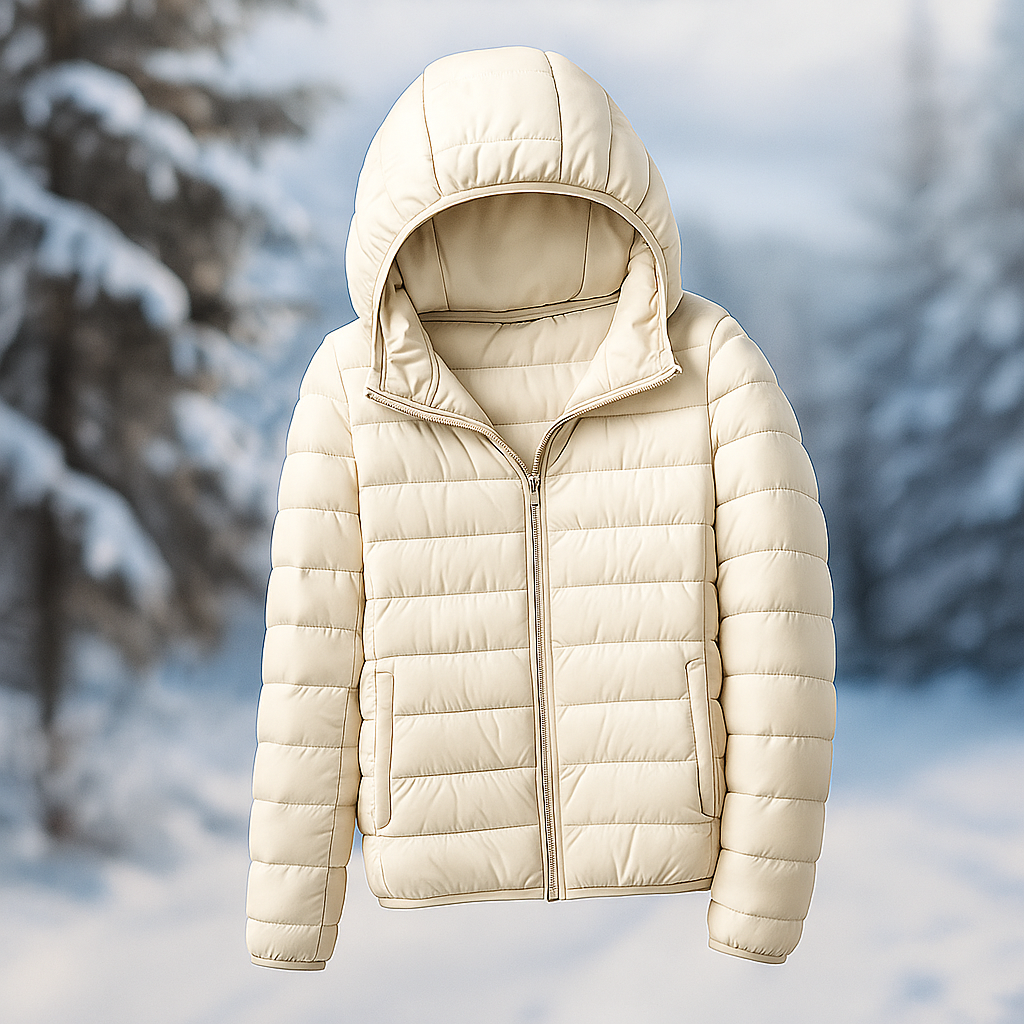 Leichte Steppjacke mit vielseitiger Kapuze - Nora