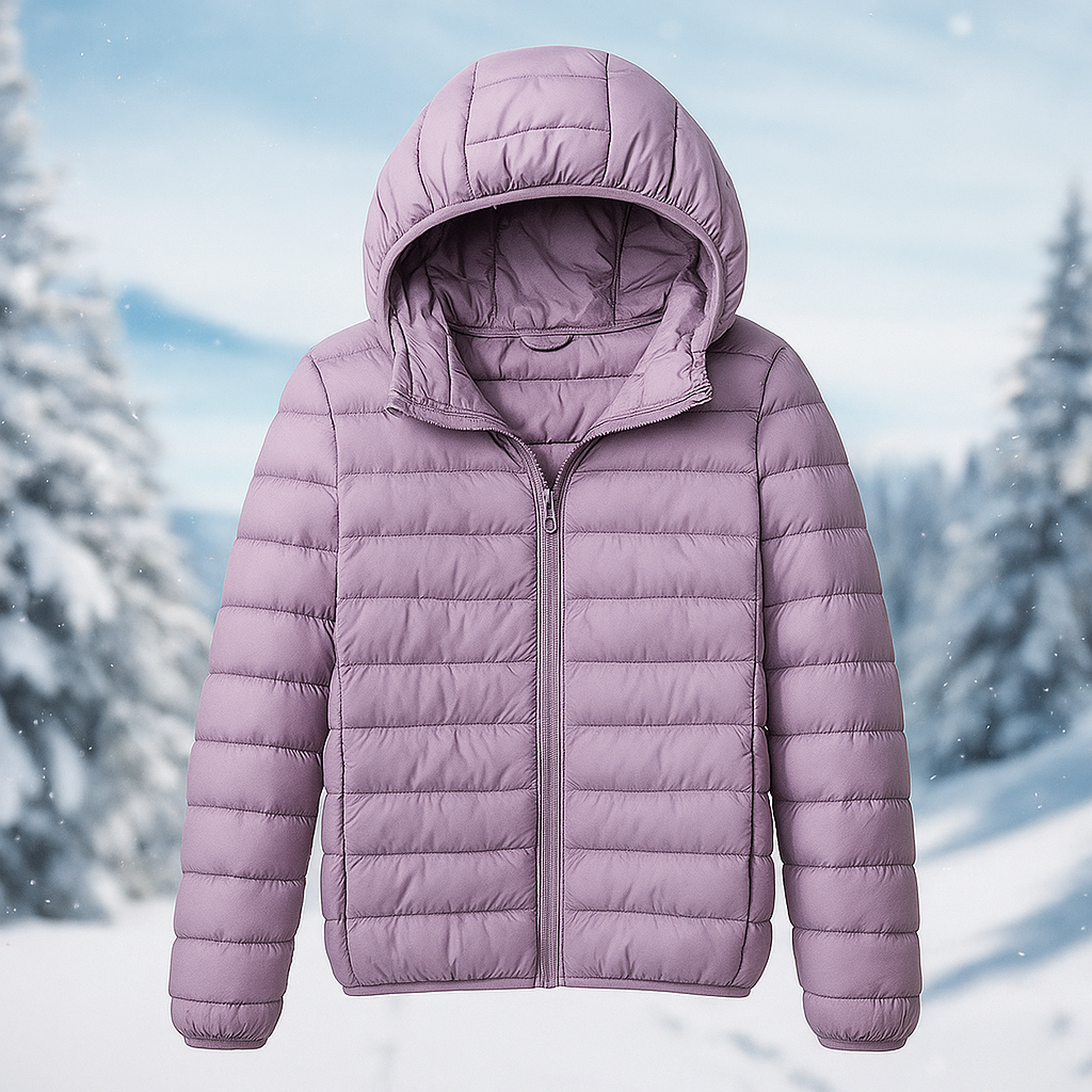 Leichte Steppjacke mit vielseitiger Kapuze - Nora