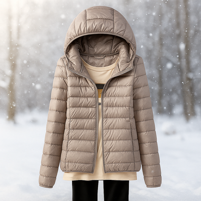 Leichte Steppjacke mit vielseitiger Kapuze - Nora