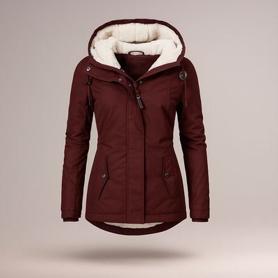 Fleecejacke mit verstellbarer Kapuze - Danna
