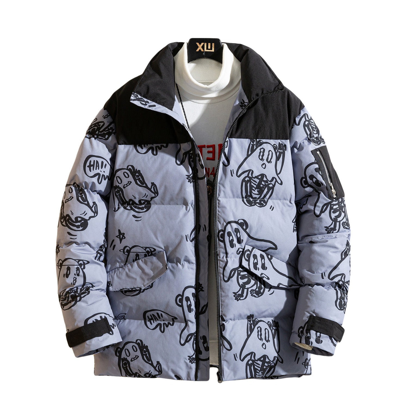 Bedruckte Steppjacke - Mauro