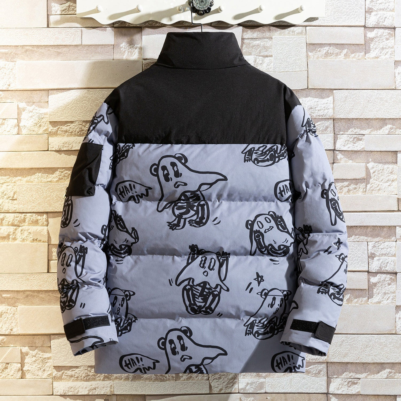 Bedruckte Steppjacke - Mauro