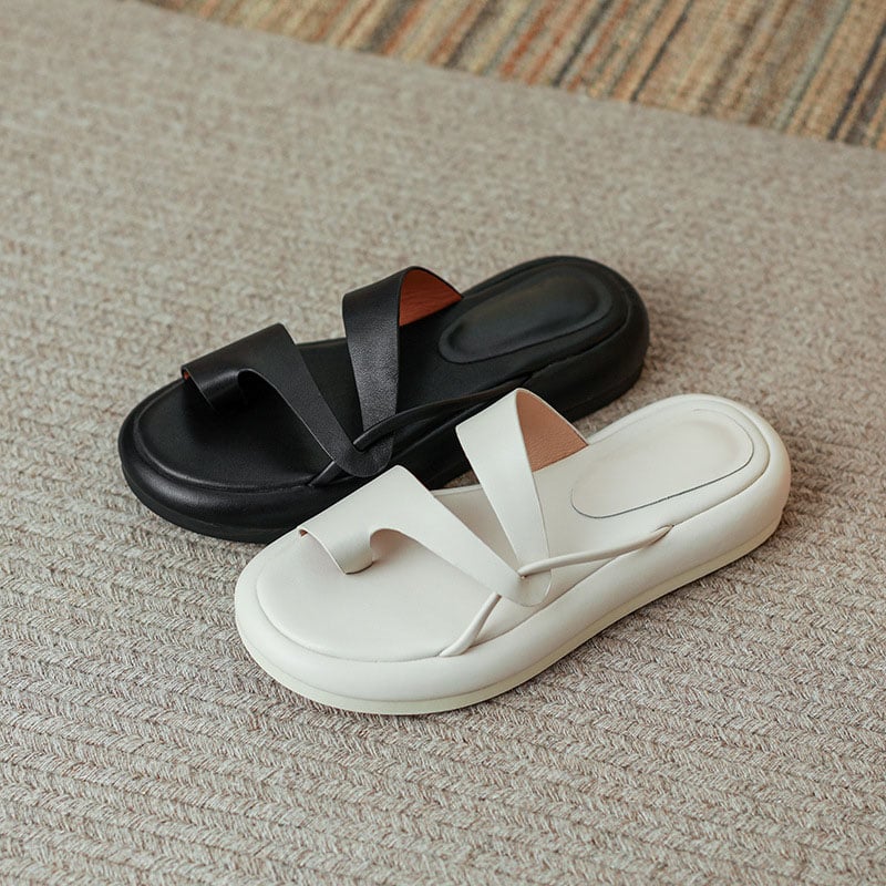 Malvina - Plateausandalen mit offener Spitze