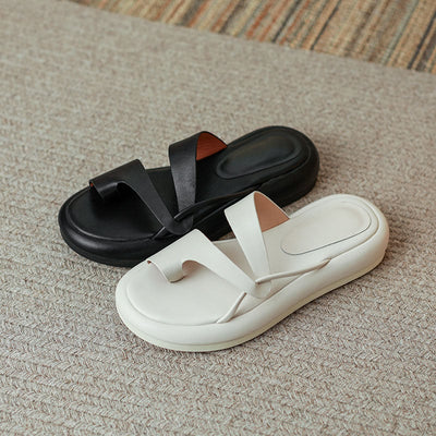 Malvina - Plateausandalen mit offener Spitze