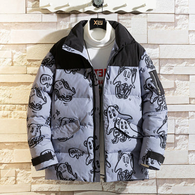 Bedruckte Steppjacke - Mauro