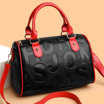 Damenhandtasche aus geprägtem Kunstleder - Yanelis