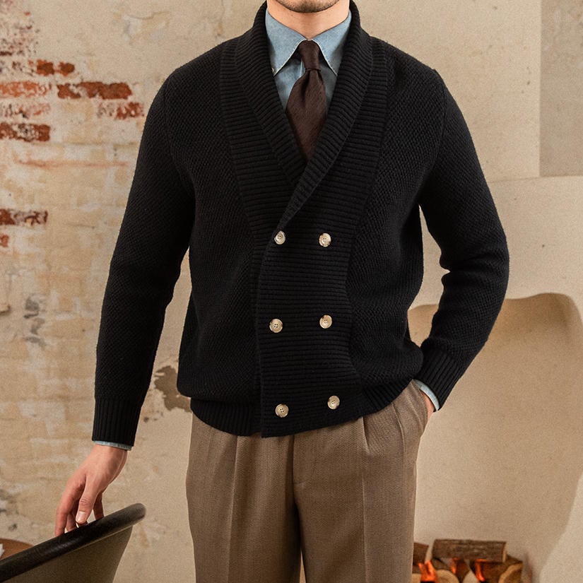 Premium-Strickjacke für Männer - Lizandro