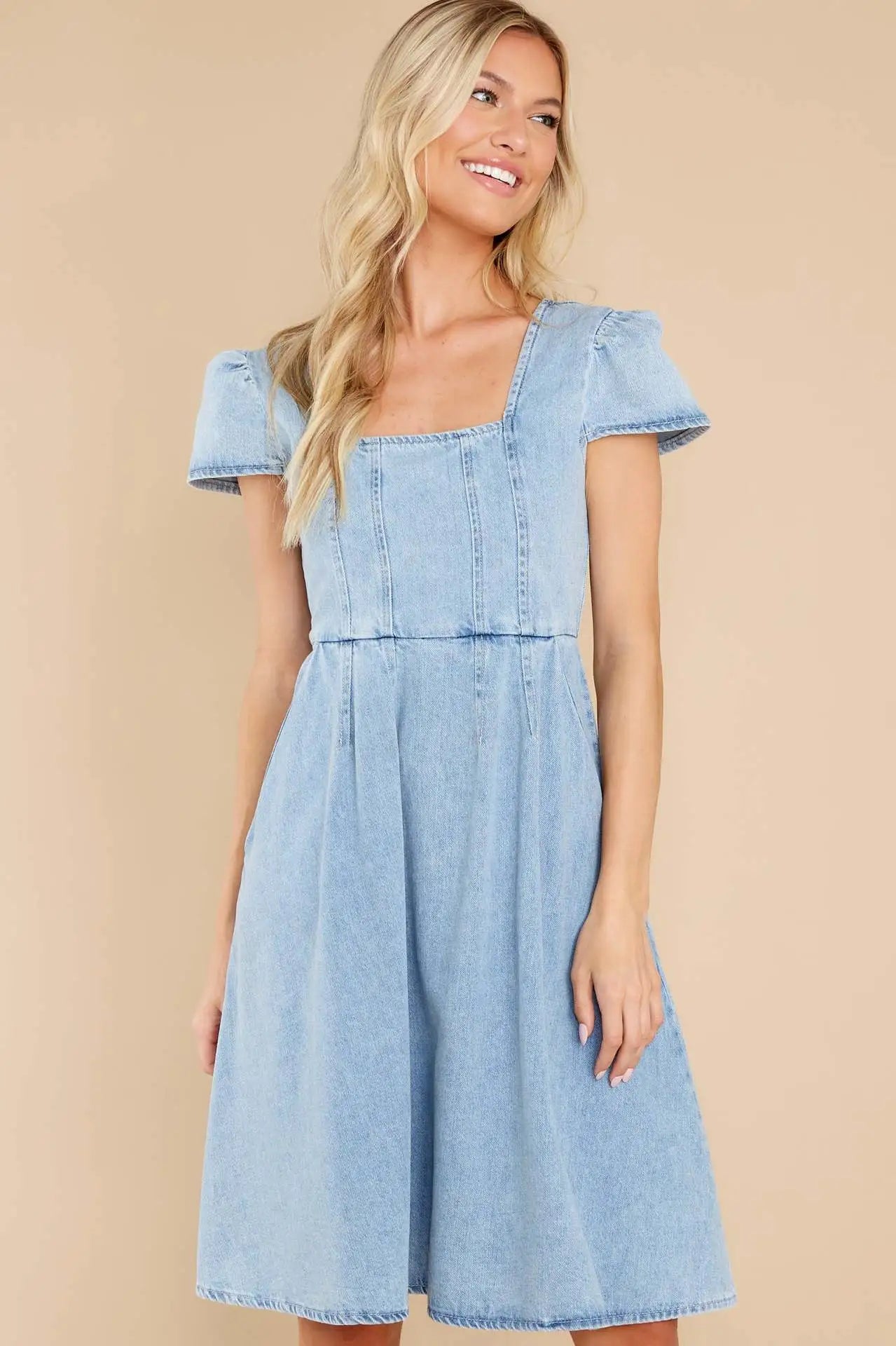 Inés - Denim-Kleid