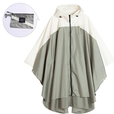 Tragbarer wasserdichter Unisex-Poncho mit Kapuze
