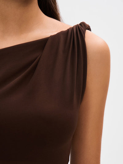 Elena - Langes Mesh-Kleid