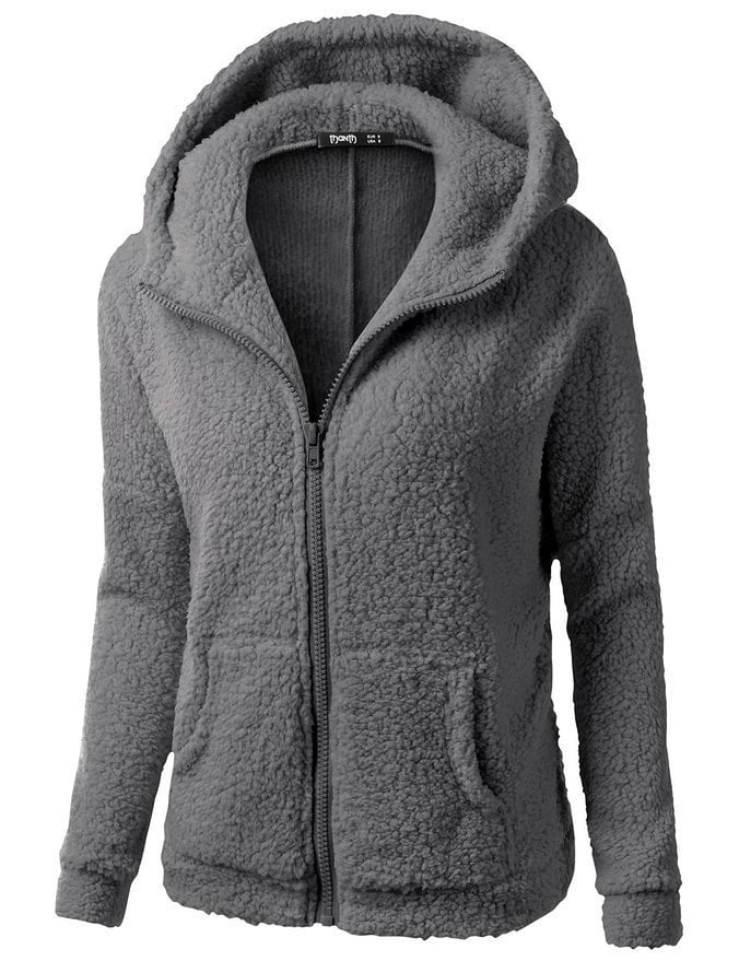 Fleecejacke mit Kapuze - Rachel