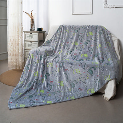 Dinosaurier Flanell-Kinderdecke