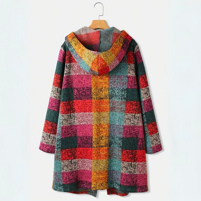 Edith - Bunte warme Strickjacke