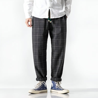 Herrenhose mit Druck - Mau
