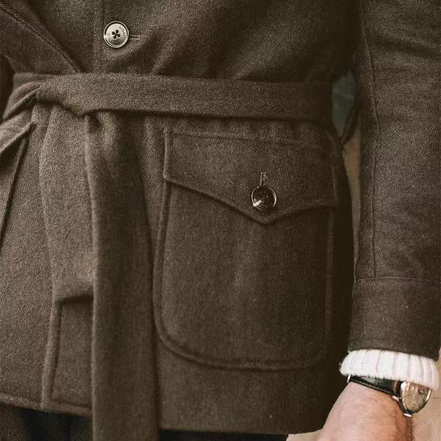 Herrenjacke aus Premium-Wolle - Leandro
