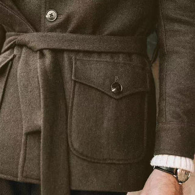 Herrenjacke aus Premium-Wolle - Leandro